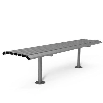 Autopa Drayton Backless Bench 1.8m (Bolt Down / Galvanised)