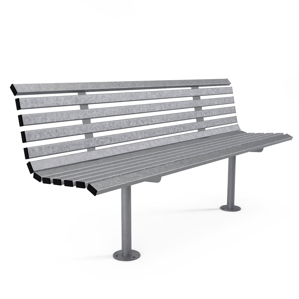 Autopa Drayton Seat Bench 1.8m (Bolt Down / Galvanised)