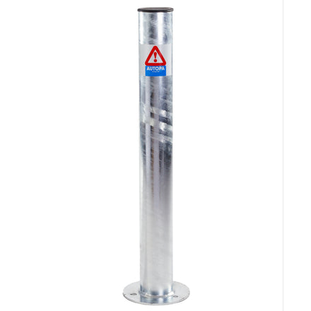 Fixed Parking & Security Posts 750mm Tall | Plastic Cap - Autopa