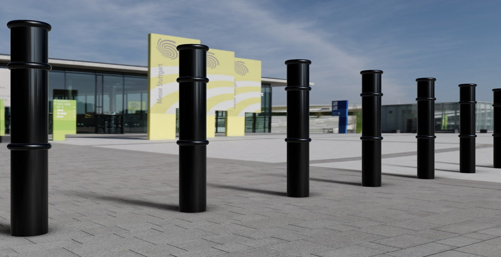 Autopa Ornamental Galvanised Steel Bollard 1000mm - GFC6000 (No Fixings)