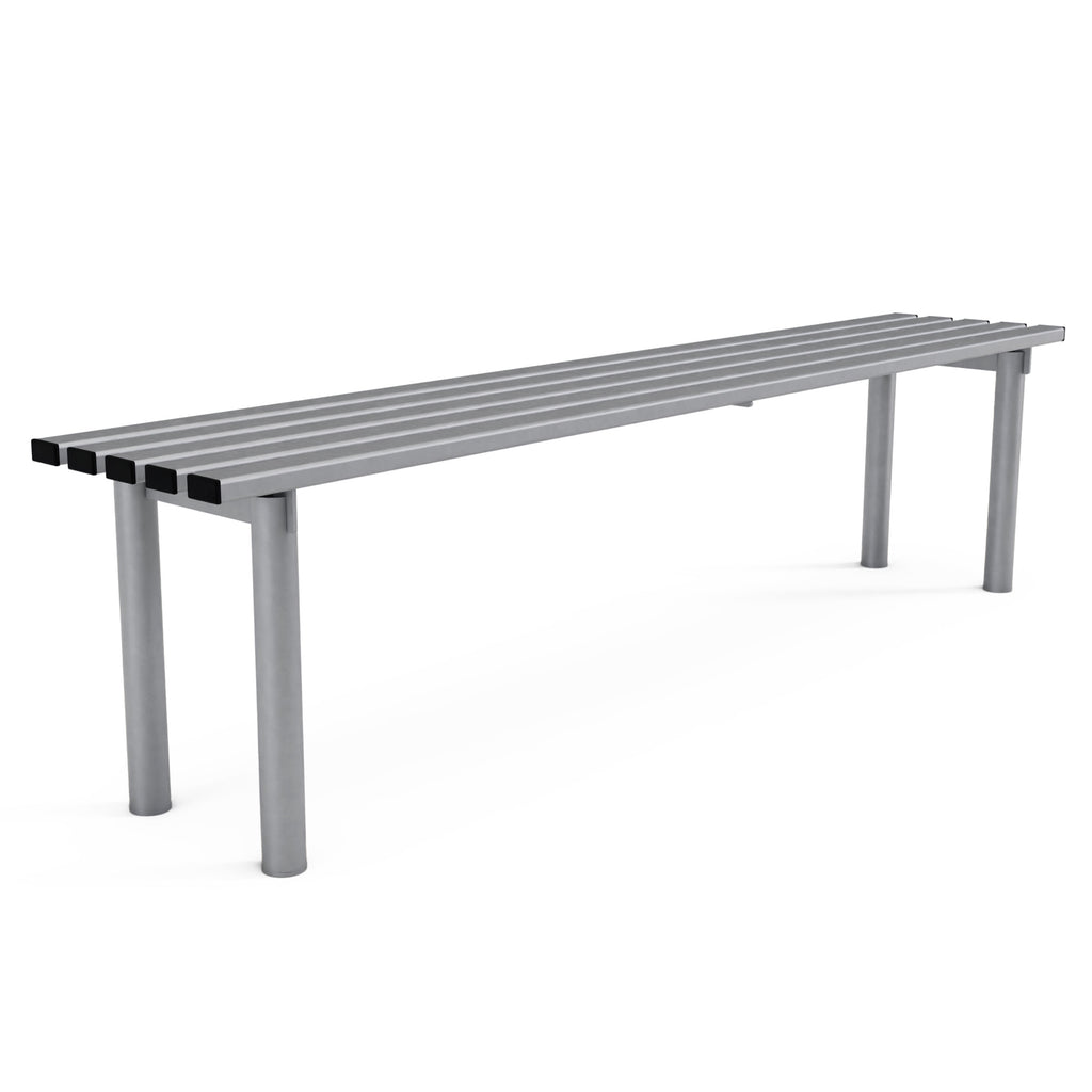 Autopa Haddon Backless Bench 1.8m (Cast In / Galvanised)