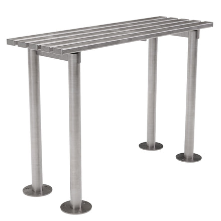 Autopa Haddon Perch Bench 1m (Brushed Stainless Steel)