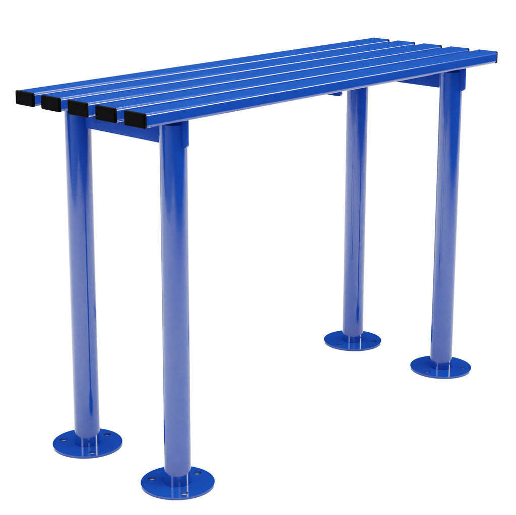 Autopa Haddon Perch Bench 1m (Galvanised & Powder Coated Traffic Blue RAL 5017)