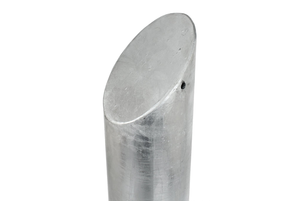 Galvanised Mitre Top Bollard - 1 Metre Tall - Autopa