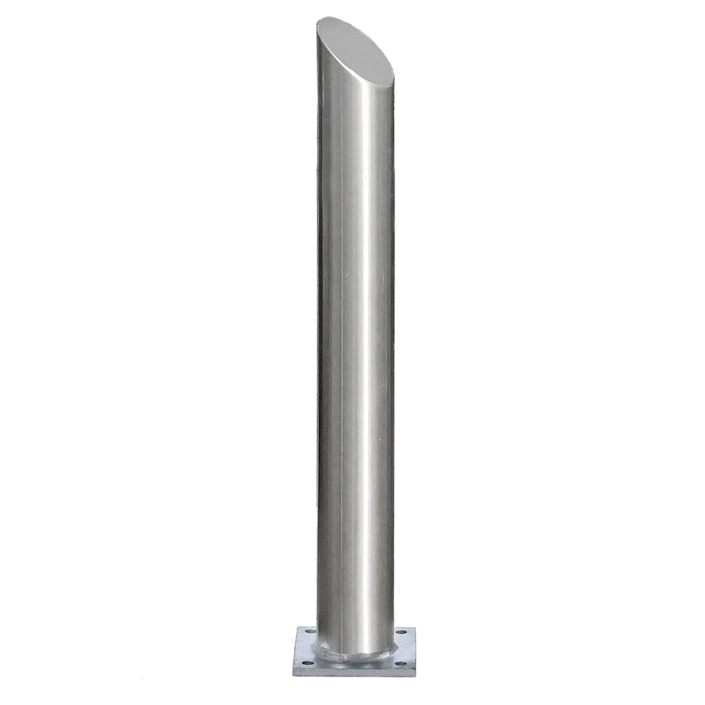 Premium Mitre Top Stainless Steel Bollard - Autopa (Flanged (Bolt Down) / 60mm)