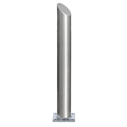 Premium Mitre Top Stainless Steel Bollard - Autopa (Flanged (Bolt Down) / 60mm)