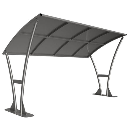 Autopa Newton Bike Shelter (Galvanised Sheet / 4 Metre)