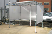Procity Economy Smoking Shelter Installed UK Compliant, Budget Friendly Smoking Shelter