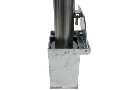 Foot Details of stainless removable bollard