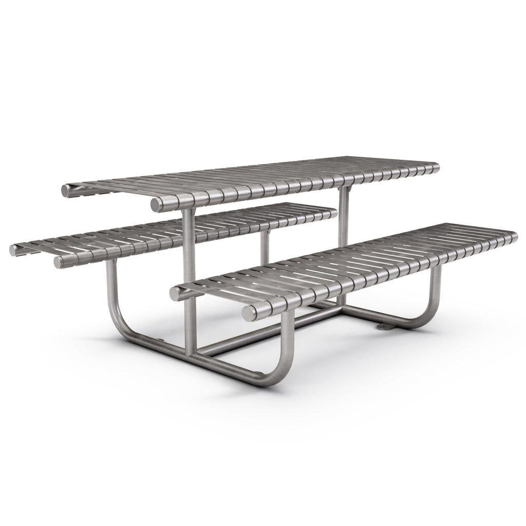 Autopa Rockingham Picnic Bench 1.75m (Brushed Stainless Steel)