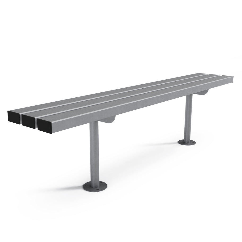 Autopa Triton Backless Bench 1.8m (Bolt Down / Galvanised)