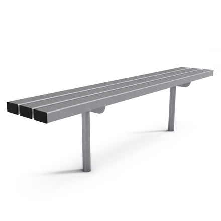 Autopa Triton Backless Bench 1.8m (Cast In / Galvanised)