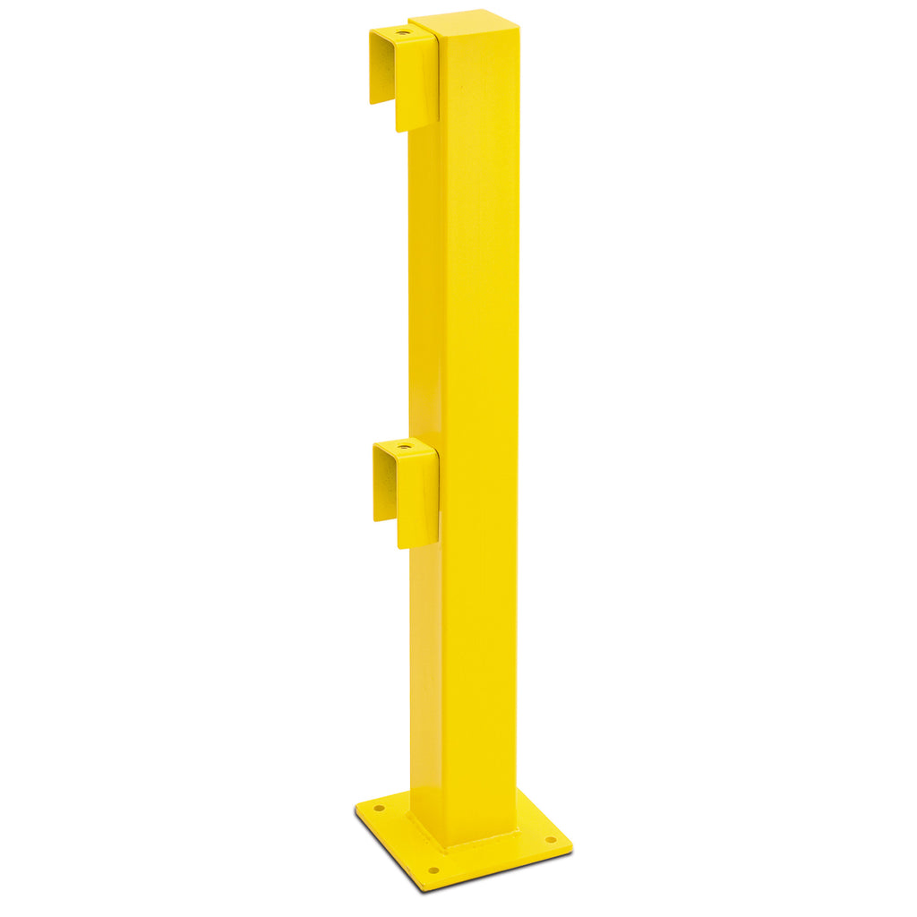 Safety Impact Railing Black Bull Heavy Duty Impact Protection Railing System Post – Start ...