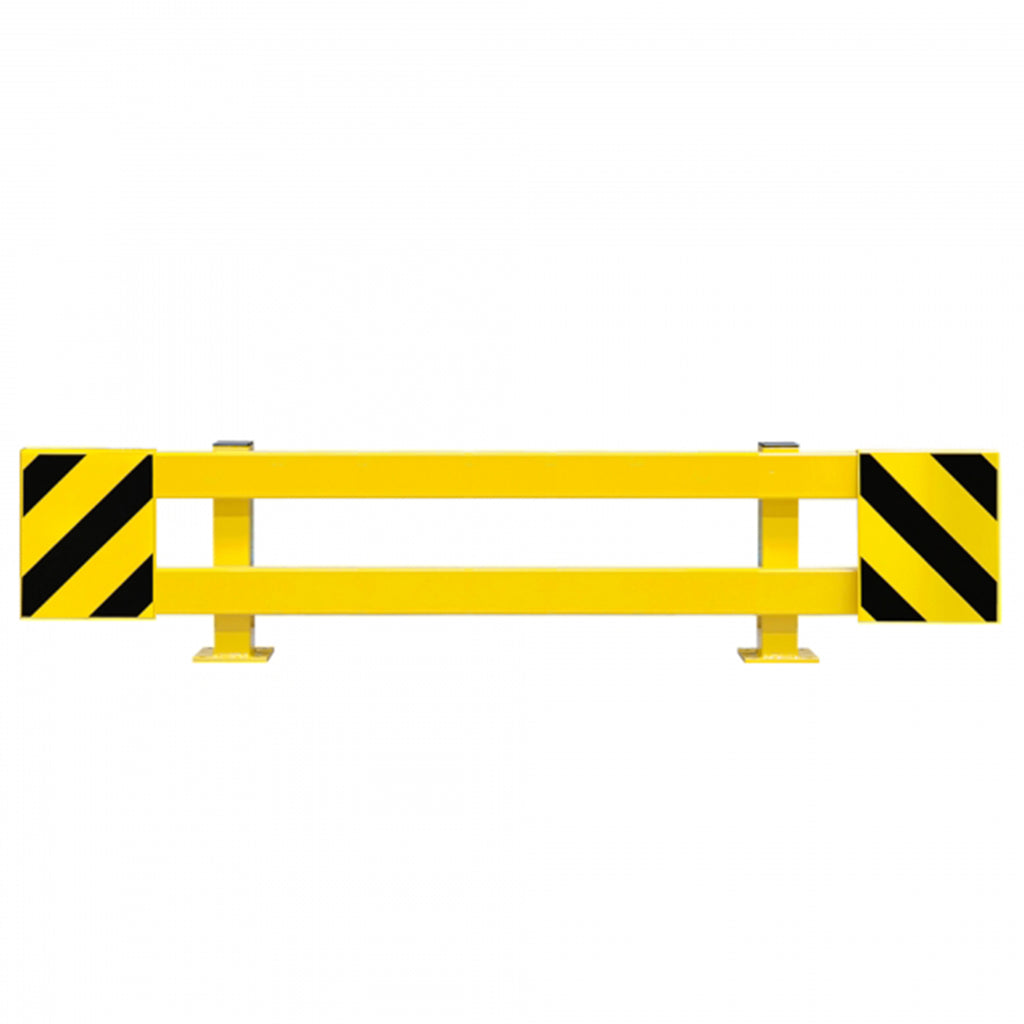 Black Bull Racking End Protector For Pallet Racking (Center Fixing / No Guide Rollers / 1700-2100mm)