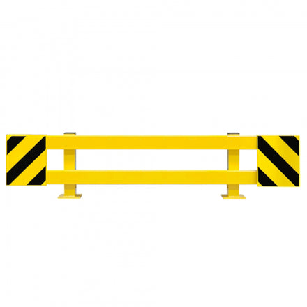 Black Bull Racking End Protector For Pallet Racking (Center Fixing / No Guide Rollers / 1700-2100mm)