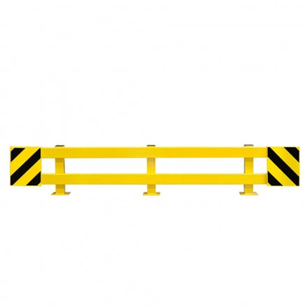 Black Bull Racking End Protector For Pallet Racking (Center Fixing / No Guide Rollers / 2300-2700mm)