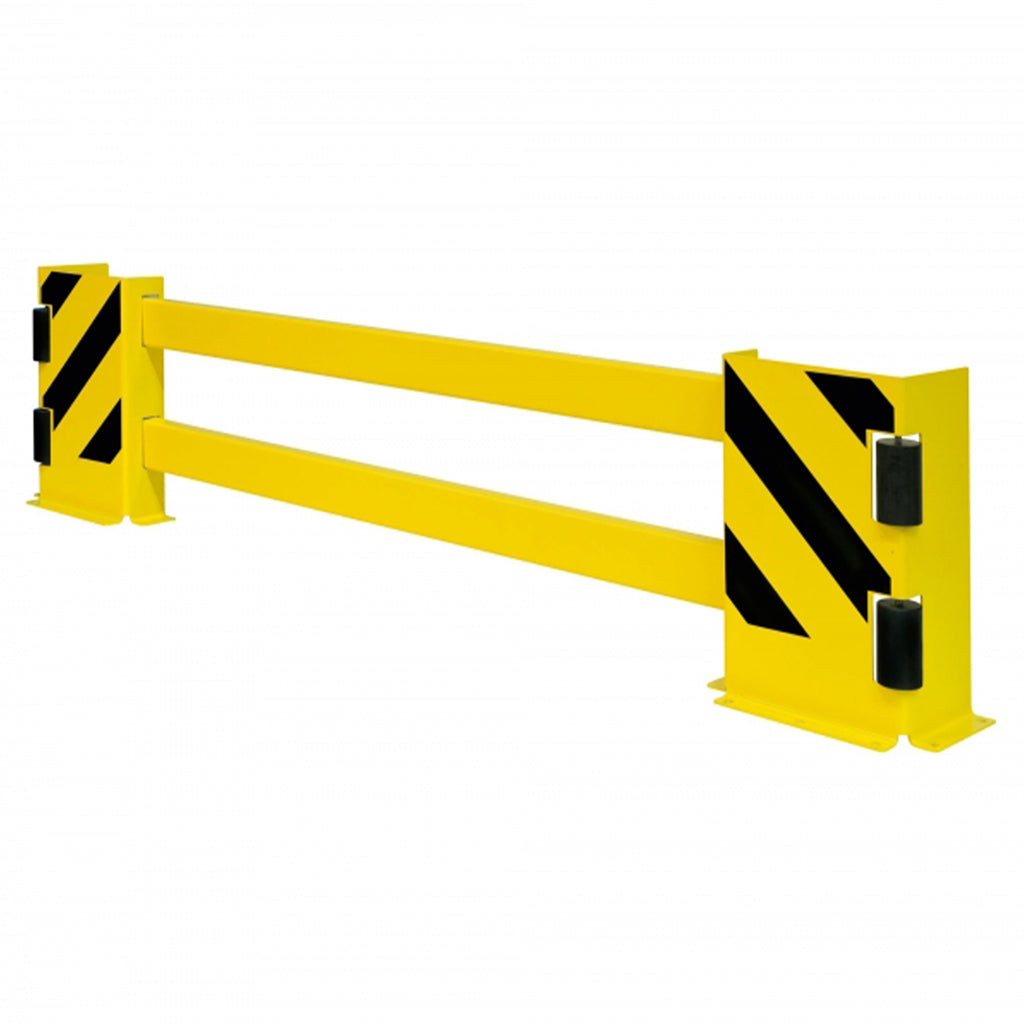 Black Bull Racking End Protector For Pallet Racking (End Fixing / Guide Rollers / 2300-2700mm)