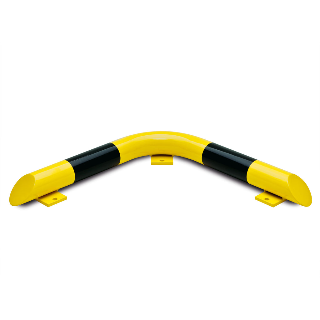 Black Bull Corner Collision Protection Bar Powder Coated Yellow/Black