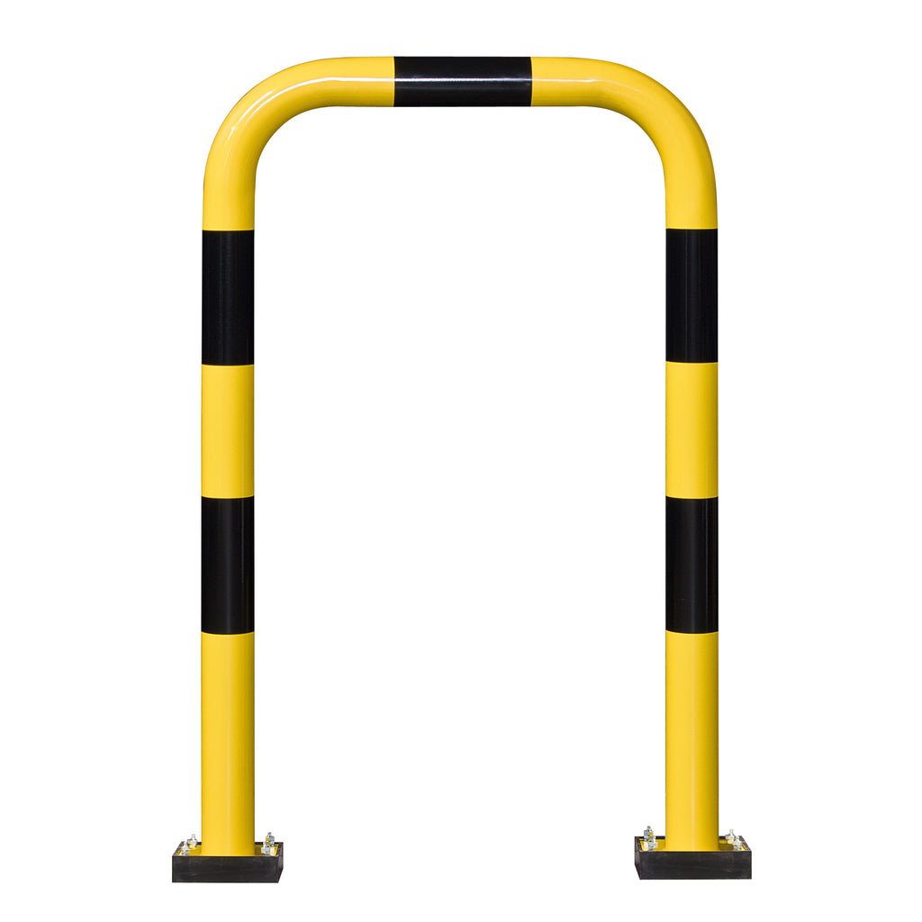 Black Bull 76mm Flex Hoop Warehouse Barrier Guard Rail (Powder Coated / 1240mm / 750mm)