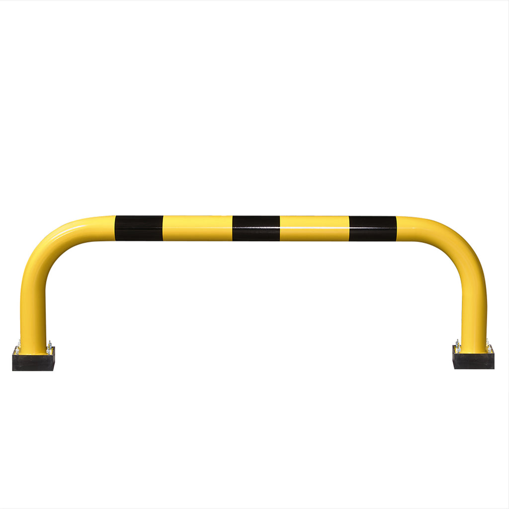 Black Bull 76mm Flex Hoop Warehouse Barrier Guard Rail (Powder Coated / 390mm / 1000mm)