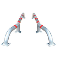 Black Bull HGV Wheel Guides | 1 Pair (Galvanised Plain)