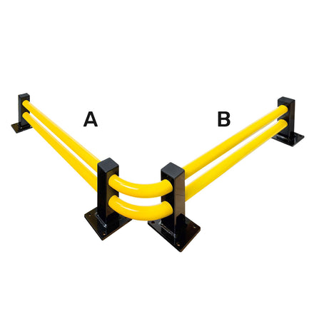 Black Bull Low Level ECO Barrier Barrier Corner Kit (Round / 1000mm / 1000mm)