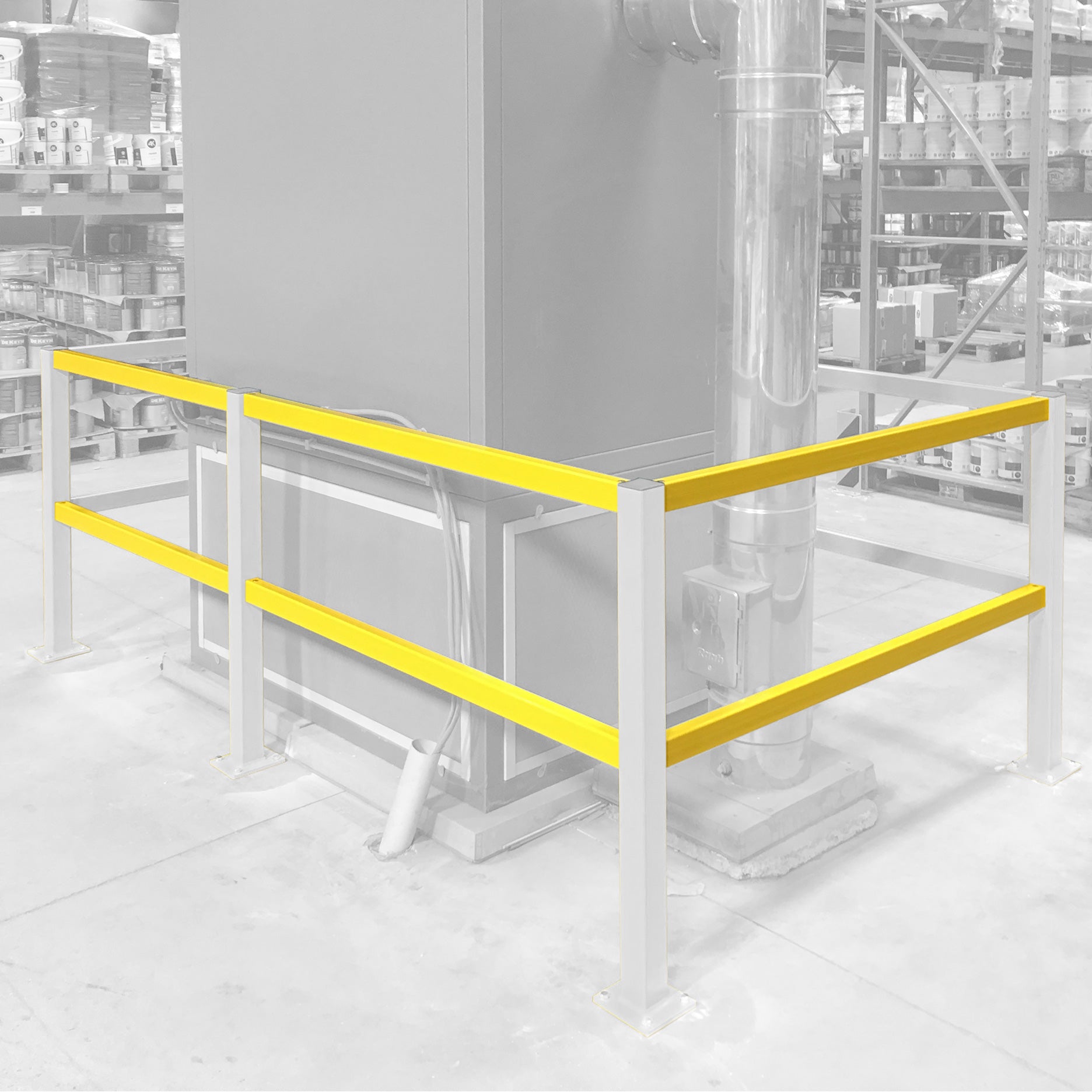 Black Bull Medium Duty Guard Rail Beams | Bolt Down – Start Safety UK