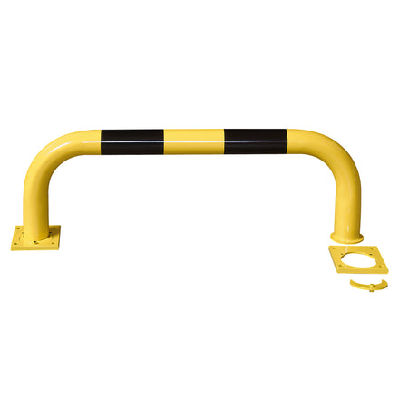 Black Bull Removable Warehouse Hoop Barrier Powder Coated Yellow/Black (350mm / 1000mm)