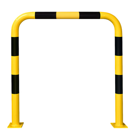 Black Bull 76mm Warehouse Hoop Barrier Guard Rail Yellow (Powder Coated / 1200mm / 1000mm)