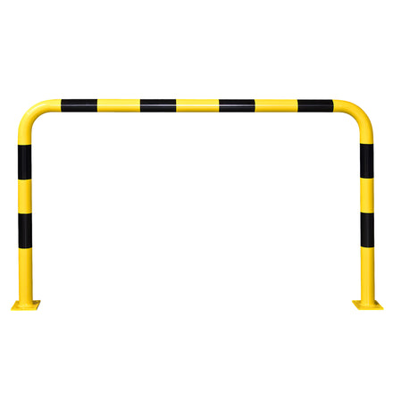 Black Bull 76mm Warehouse Hoop Barrier Guard Rail Yellow (Powder Coated / 1200mm / 2000mm)