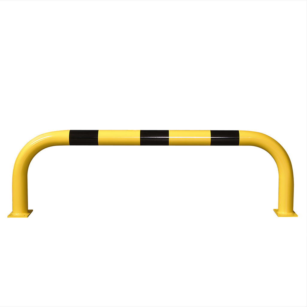 Black Bull 76mm Warehouse Hoop Barrier Guard Rail Yellow (Powder Coated / 350mm / 1000mm)