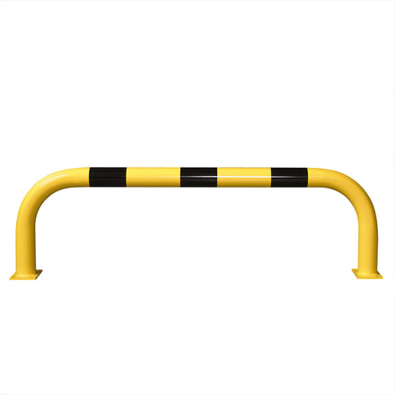 Black Bull 76mm Warehouse Hoop Barrier Guard Rail Yellow (Powder Coated / 350mm / 1000mm)