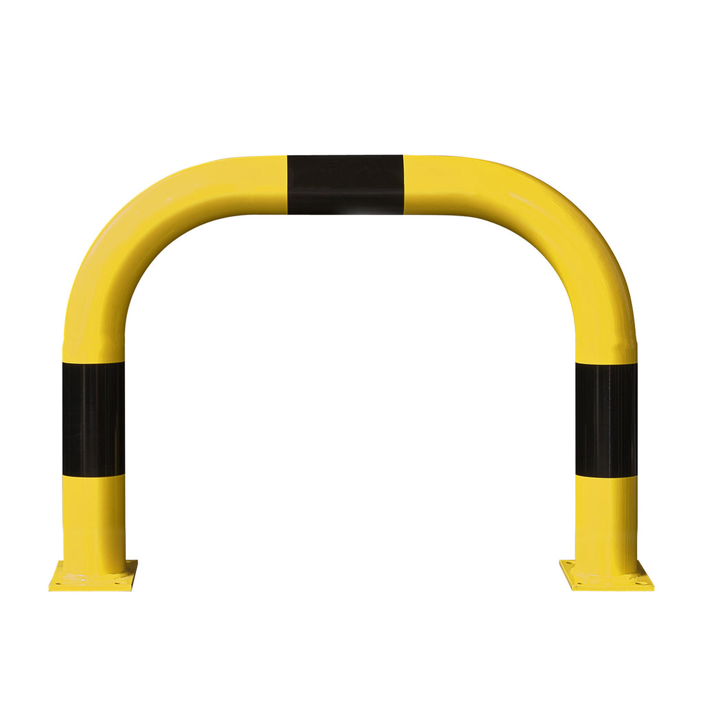 Black Bull 76mm Warehouse Hoop Barrier Guard Rail Yellow (Powder Coated / 600mm / 750mm)