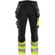 Blaklader 1125 Hi Vis Trousers 4 Way Stretch Black Hi Vis Yellow Main