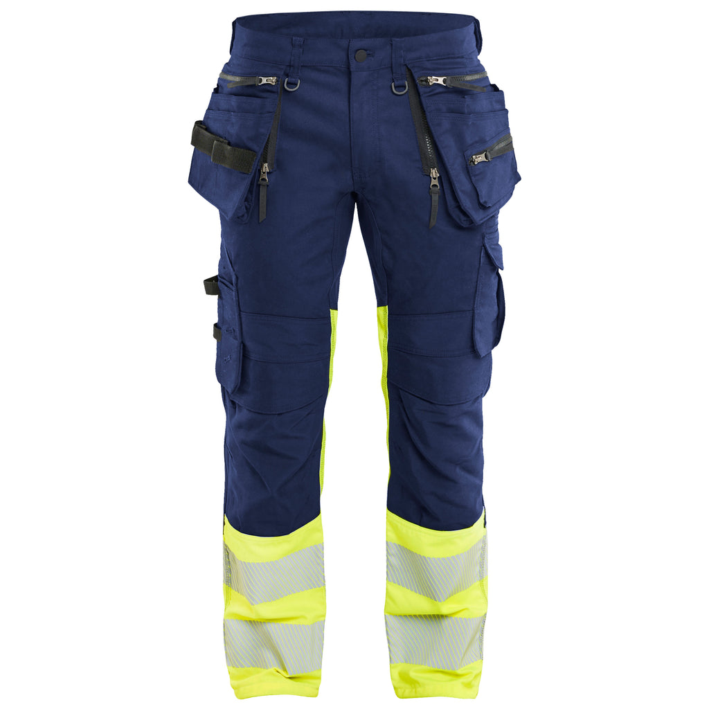 Blaklader 1130 Hi-Vis Trousers Stretch With Holster Pockets