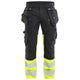 Blaklader 1130 Hi Vis Trousers Stretch Black Hi Vis Yellow Main