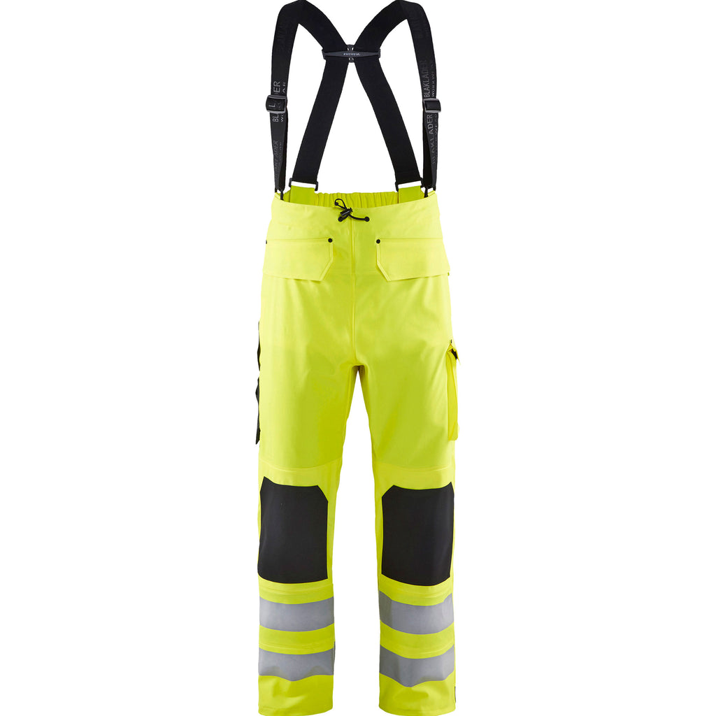 Blaklader 1302 Hi Vis Rain Trousers Hi Vis Yellow Main