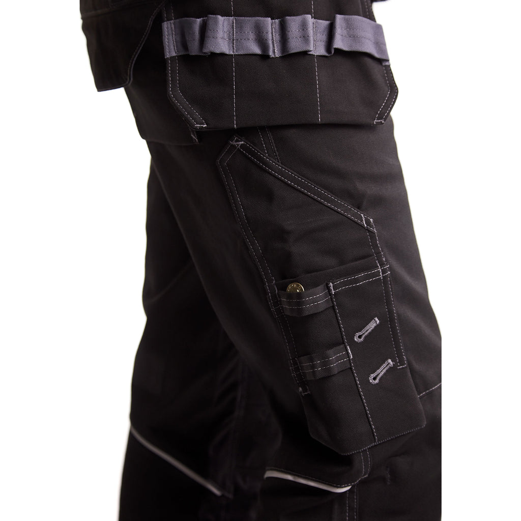 Blaklader 1461 Flame Resistant Craftsman Trousers Black Grey Feature 2