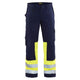 Blaklader 1478 Multinorm Trousers Navy Blue Hi Vis Yellow Main