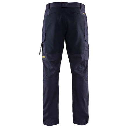 Blaklader 1486 Navy Blue Flame Resistant Inherent Trousers With Stretch