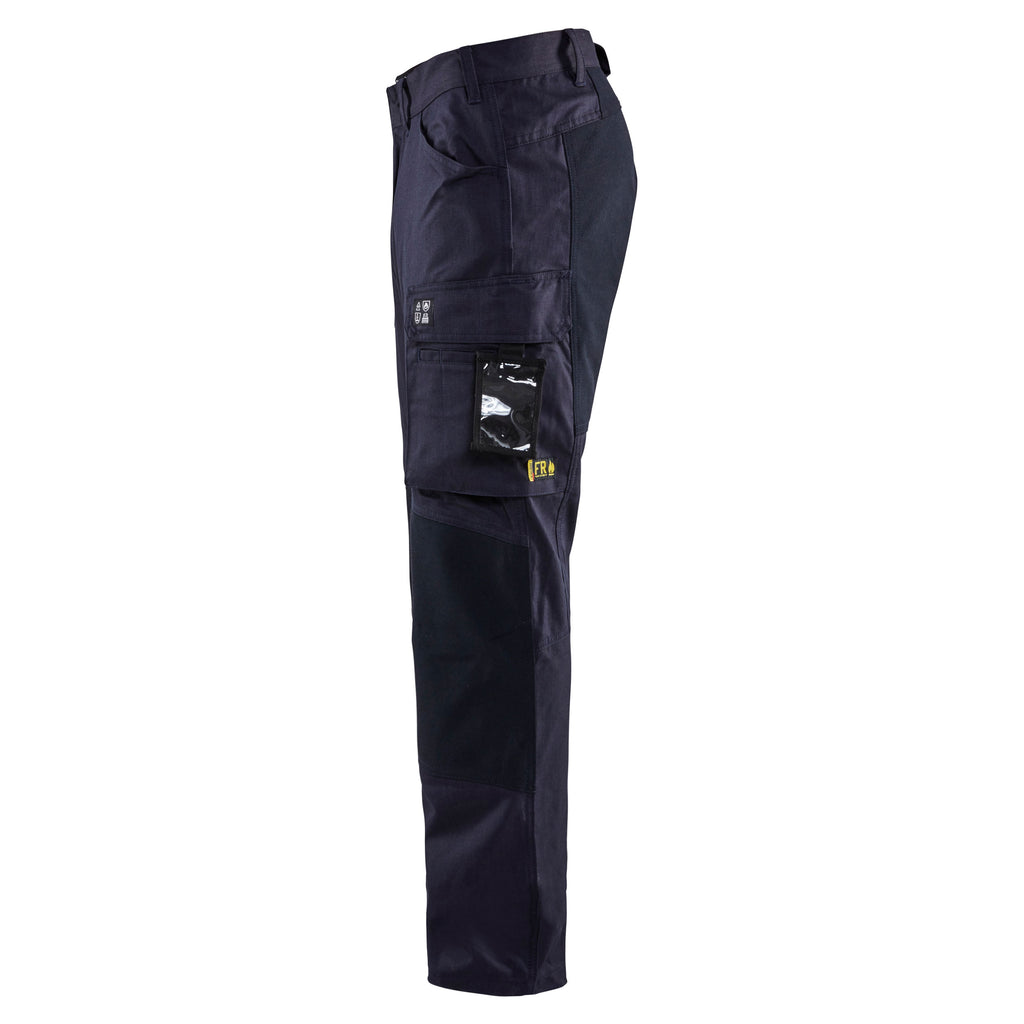 Blaklader 1486 Navy Blue Flame Resistant Inherent Trousers With Stretch