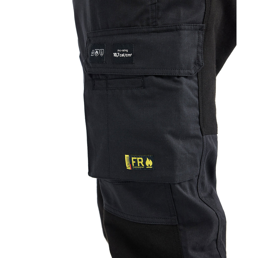 Blaklader 1486 Flame Resistant Inherent Trousers With Stretch Black Feature 2