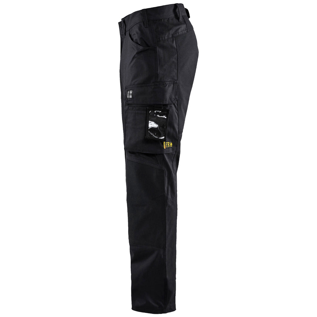 Blaklader 1486 Flame Resistant Inherent Trousers With Stretch Black Left