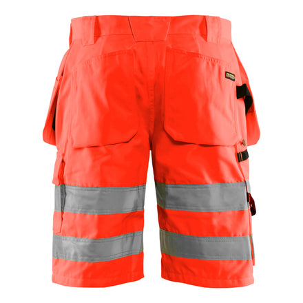 Blaklader 1535 Hi Vis Shorts Hi Vis Red Back
