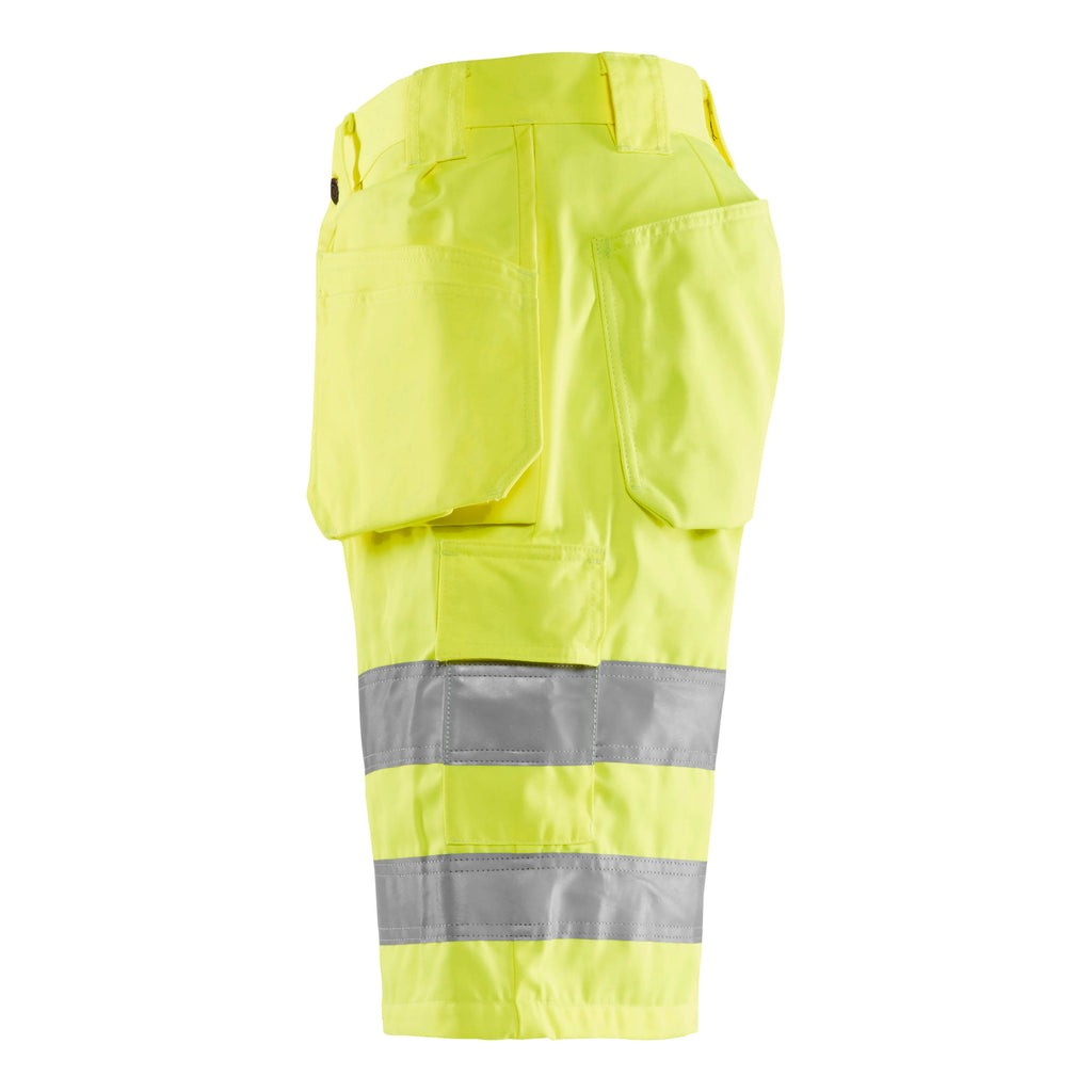 Blaklader 1535 Hi Vis Shorts Hi Vis Yellow Left