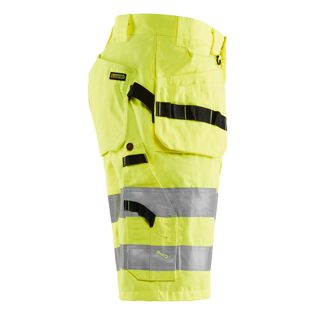 Blaklader 1535 Hi Vis Shorts Hi Vis Yellow Right