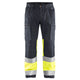 Blaklader 1551 Hi Vis Trousers With Stretch Grey Hi Vis Yellow Main