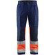 Blaklader 1551 Hi Vis Trousers With Stretch Navy Blue Hi Vis Orange Main