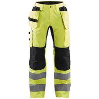 Blaklader 1552 Hi Vis Trousers With Stretch Hi Vis Yellow Black Main