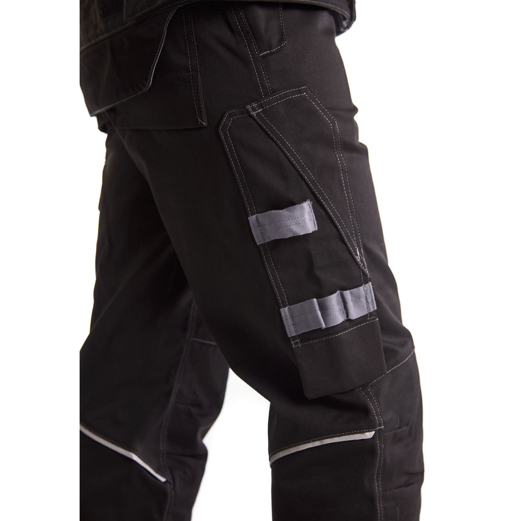 Blaklader 1561 Anti Flame Trousers Black Grey Feature 2